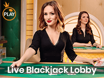 Live blackjack lobby