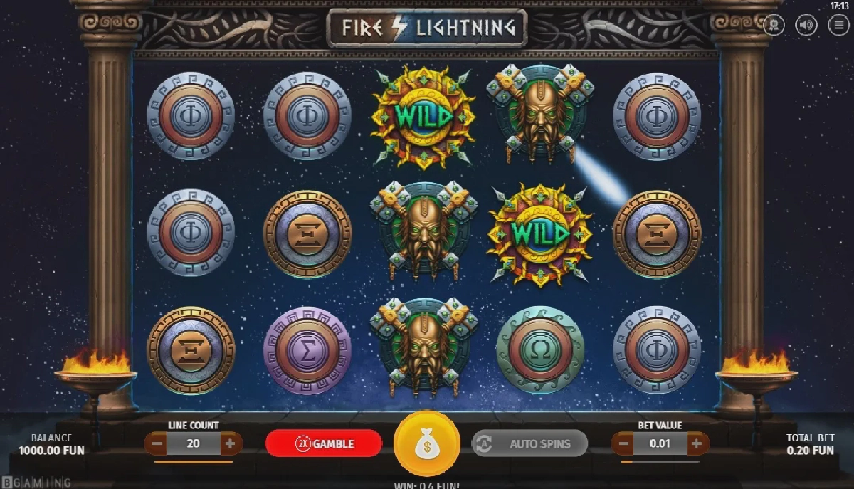 игровой автомат Fire Lightning