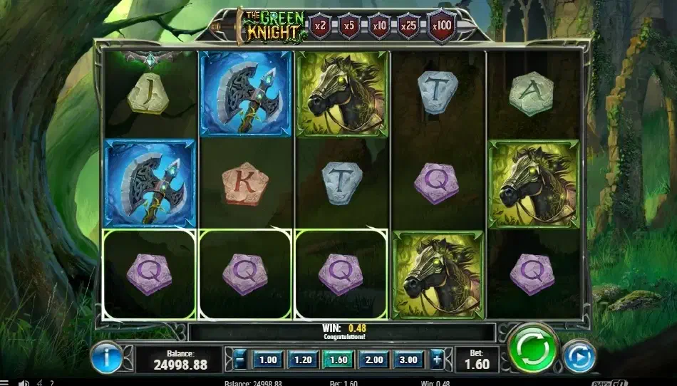 Играть в The Green Knight на деньги